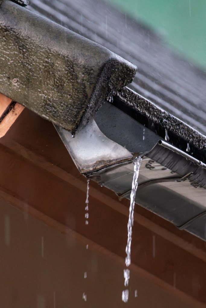 roof gutter stormwater system issues